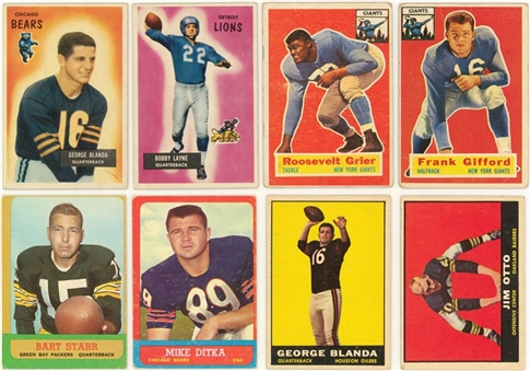 1950s-1960s Topps, Bowman and Philadelphia Football Collection (575+)